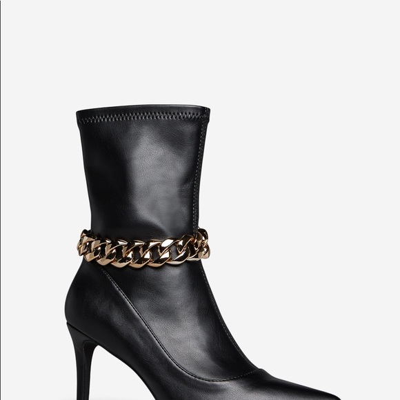 Pointed-Toe Bootie - Black - Picture 5 of 5